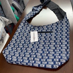 New York Logo Sling Hobo Bag NWT